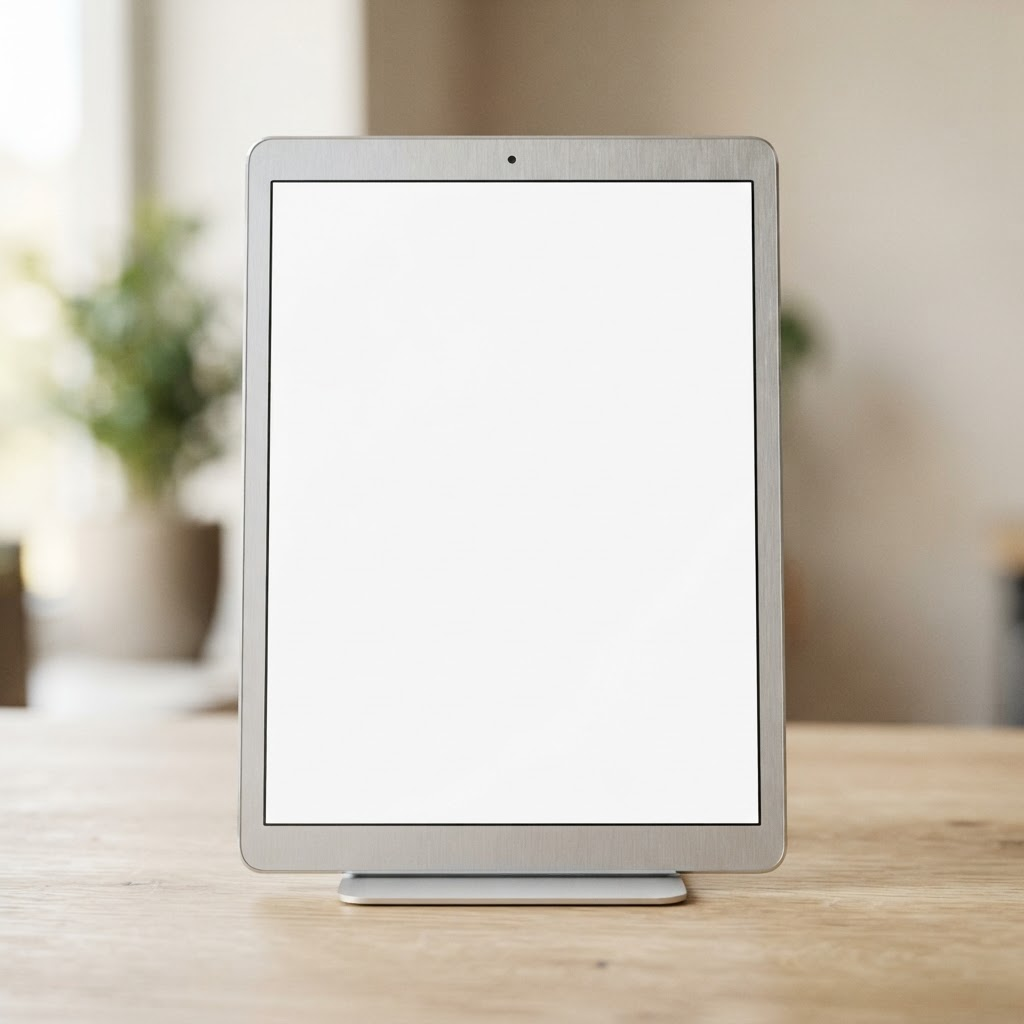 Tablet sestřičky na stole